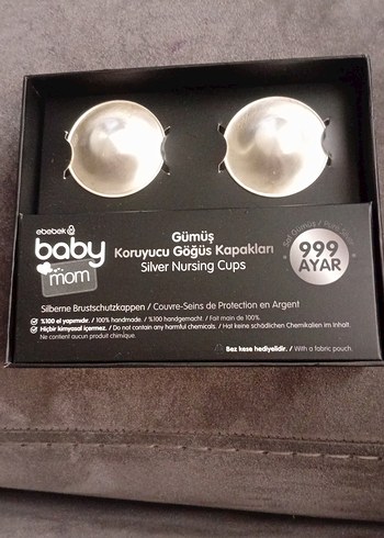 Gümüş Koruyucu Göğüs Kapakları - Baby Mom