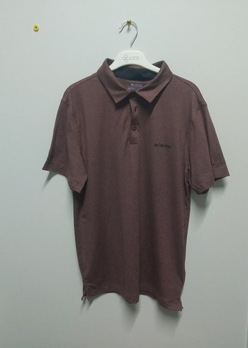 Erkek Kahverengi Düğmeli Polo Tişört