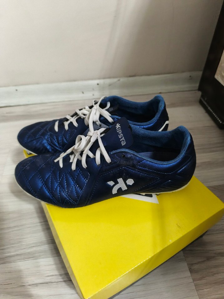 Mavi Erkek Futbol Ayakkabısı Velcro Detaylı - Görsel 2