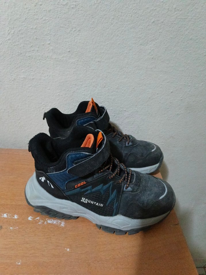 Erkek Çocuk Siyah Yılan Desenli Spor Ayakkabı - Görsel 2