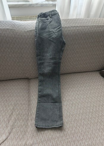 Gri Erkek Çocuk Kot Pantolon - Görsel 3