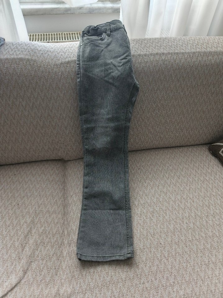 Gri Erkek Çocuk Kot Pantolon - Görsel 3