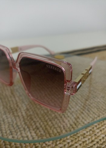 Versace Pembe Şeffaf Kadın Güneş Gözlüğü