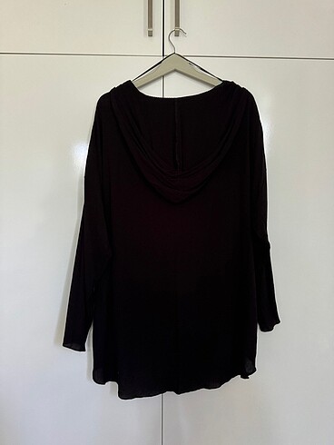 Love My Body Love my body siyah kapüşonlu tunik
