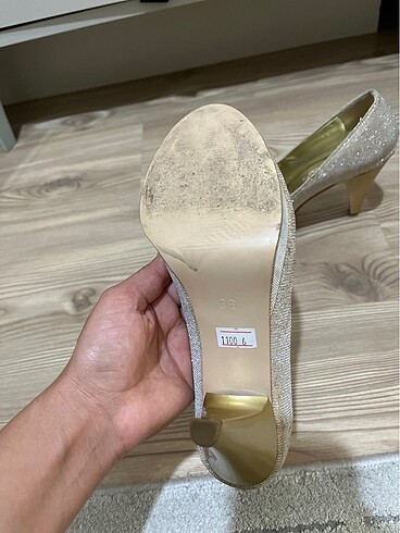 36 Beden camel Renk Platform topuklu