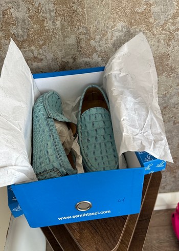 Gri Süet Tokalı Erkek Loafer Ayakkabı