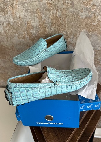 Diğer Gri Süet Tokalı Erkek Loafer Ayakkabı