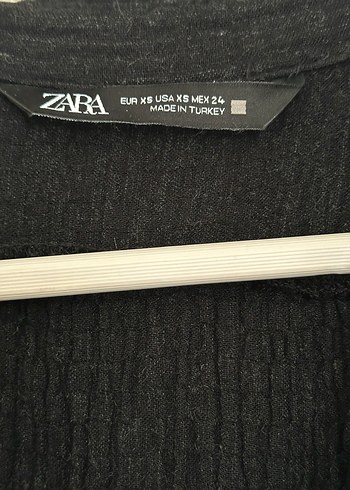 V Yaka Siyah Midi Triko Elbise - Görsel 3