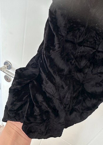 Siyah Uzun Kollu Gotik Abiye Elbise - Görsel 2