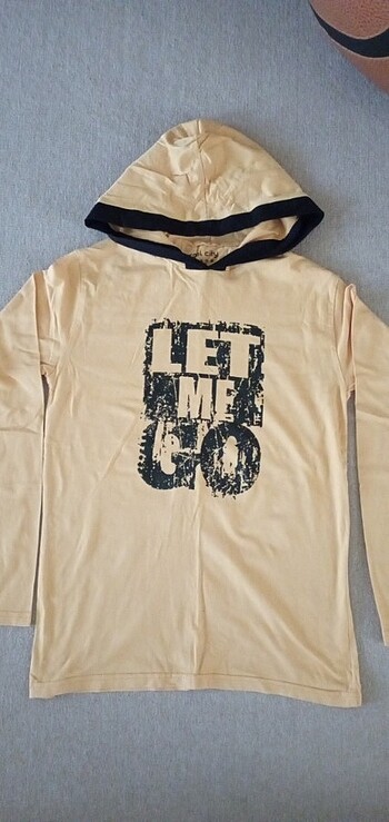 Erkek Yazılı Hoodie