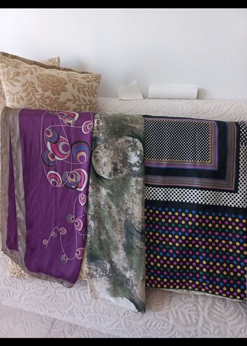 Mor Bohem Tarzı İpek Şal