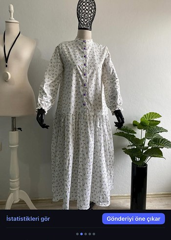 LC Waikiki Poplin kumaştan elbise