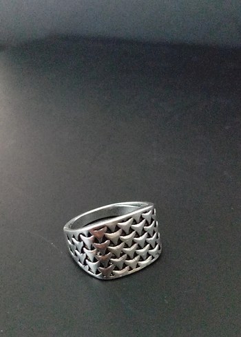 Gri Minimalist Kadın Yüzük