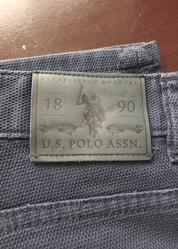 Düğmeli Gri Erkek Denim Pantolon - Görsel 7