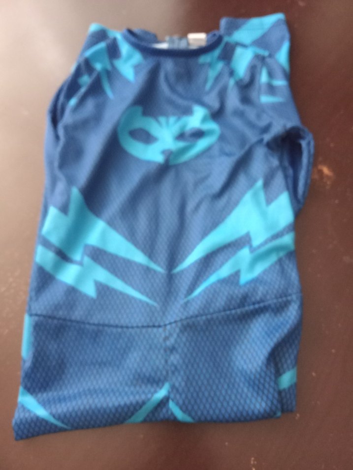 Mavi Çocuk Uzun Kollu Dar Kesim Tulum( çocuk için kostüm) - Görsel 3