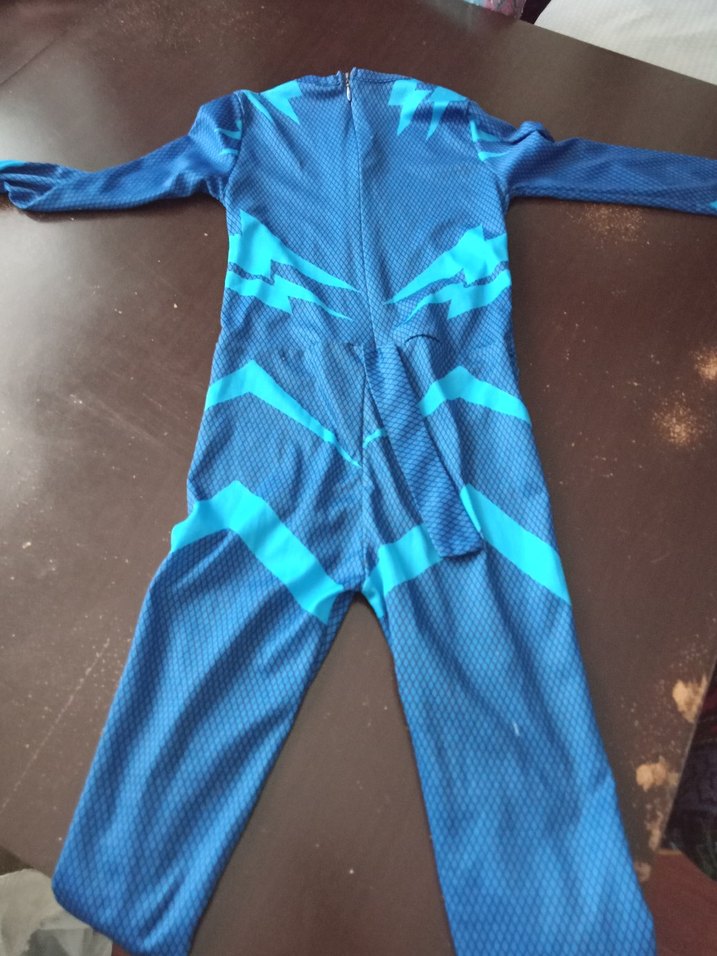 Mavi Çocuk Uzun Kollu Dar Kesim Tulum( çocuk için kostüm) - Görsel 2