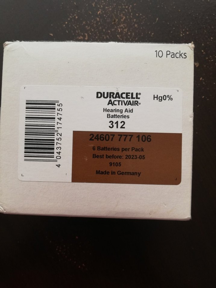 Duracell Activaır İşitme Cihazı Pili 10'lu - Görsel 2