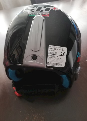 Parlak Çok Renkli Baskılı Cam Motosiklet Kaskı - Görsel 7