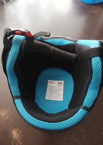 Parlak Çok Renkli Baskılı Cam Motosiklet Kaskı - Görsel 9