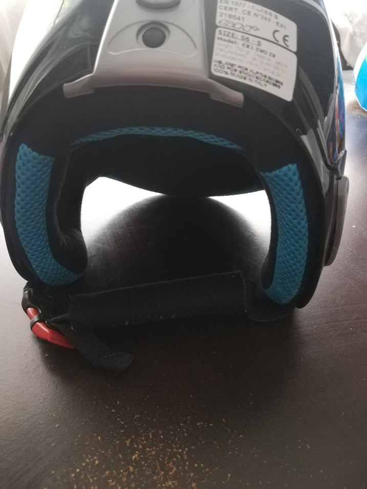 Parlak Çok Renkli Baskılı Cam Motosiklet Kaskı - Görsel 5