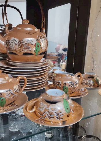 Bej Renkli Çay ve Kahve Seti - Görsel 2