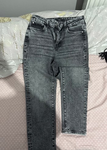 Mavi marka Gri Kadın Normal Boy Dar Kesim Kot Pantolon