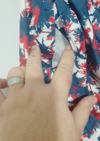 Renkli Batik Desenli Erkek Mini Şort - Görsel 2