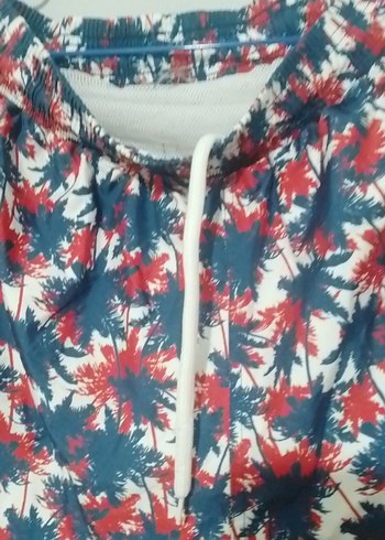 Renkli Batik Desenli Erkek Mini Şort - Görsel 3