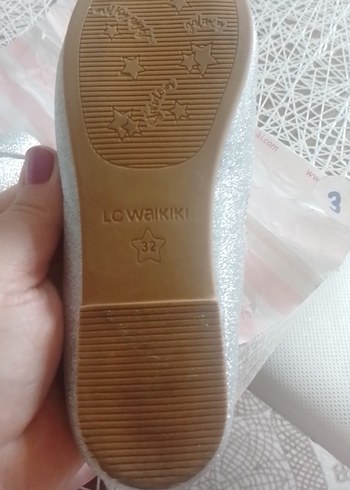 Kız Çocuk Gri Simli Fiyonklu Babet - Görsel 5