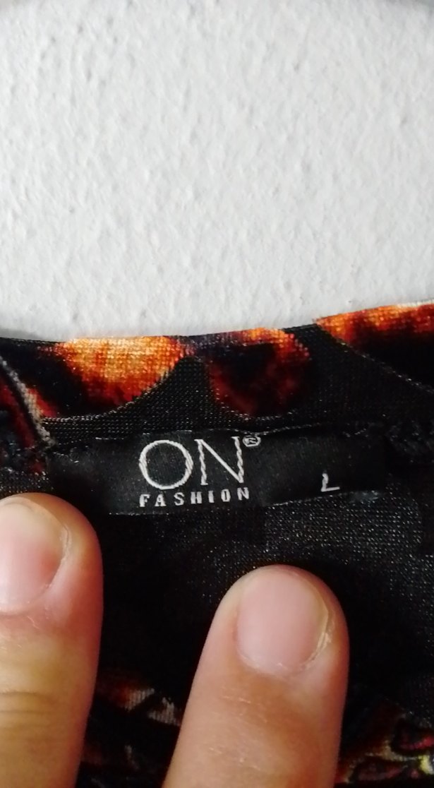 Uzun Kollu Çok Renkli Desenli Bohem Bluz - Görsel 4