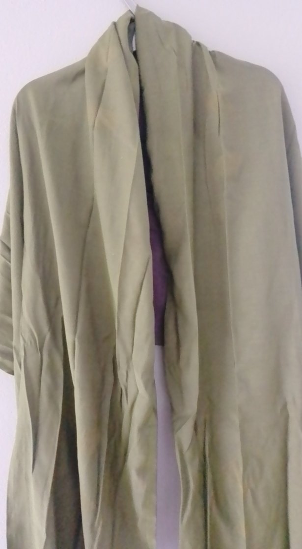 Kadın şal haki yeşili - Görsel 4