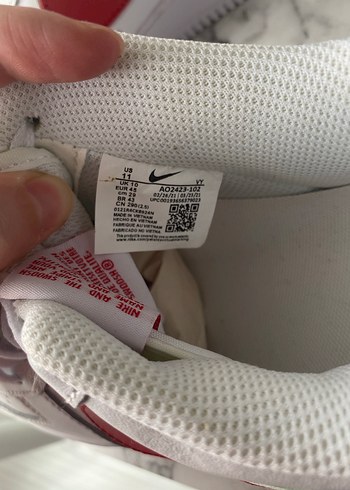 45 Beden beyaz Renk Nike Beyaz Sneaker