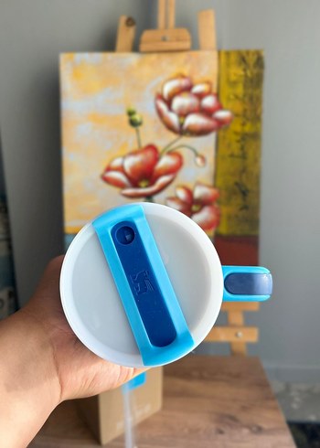 Mavi Stanley Termos Bardak - Çocuklar İçin - Görsel 3