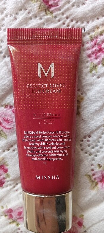  Beden Bb krem missha perfect 23 numara
