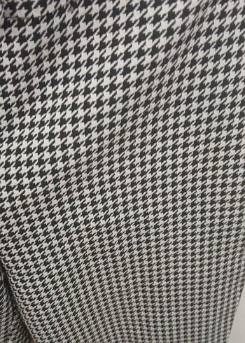 Gri kazayağı Kadın Kumaş Pantolon - Görsel 2