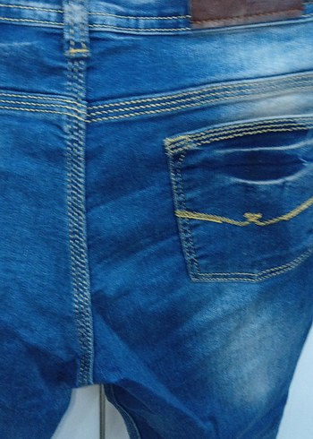 Kadın Mavi Denim Dar Kesim Kot Pantolon - Görsel 4