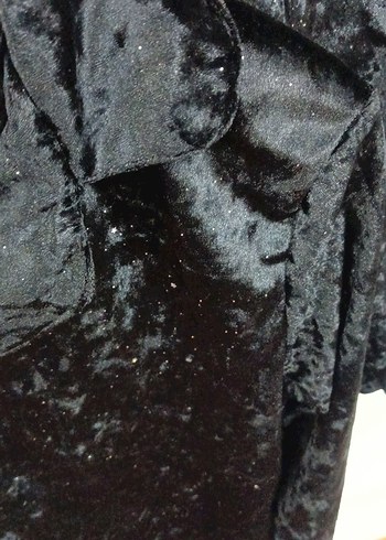 Siyah Kadife Pijama Takımı - Görsel 4