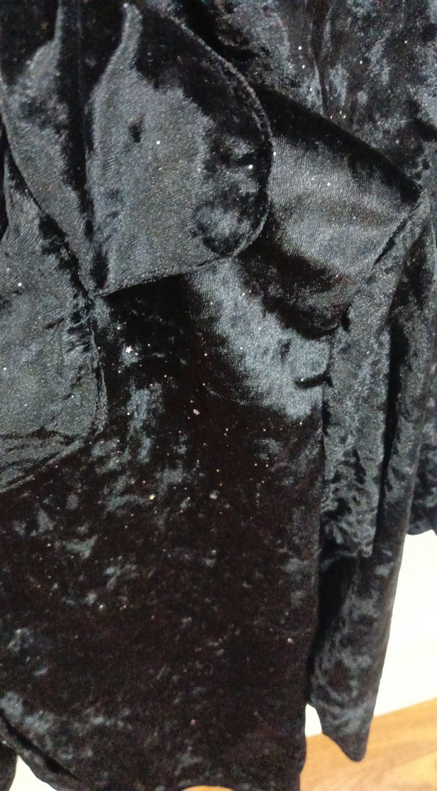 Siyah Kadife Pijama Takımı - Görsel 4