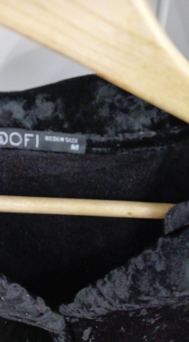 Siyah Kadife Pijama Takımı - Görsel 3