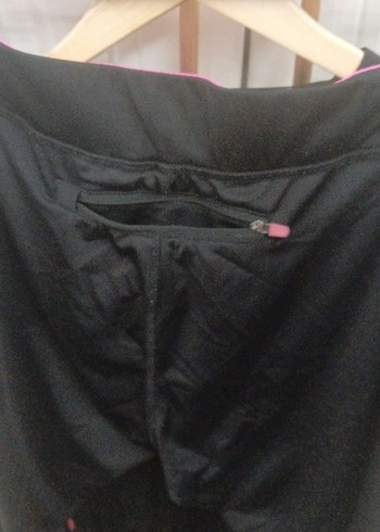 Siyah V Yaka Uzun Kollu Spor Tişört pembe takım - Görsel 6