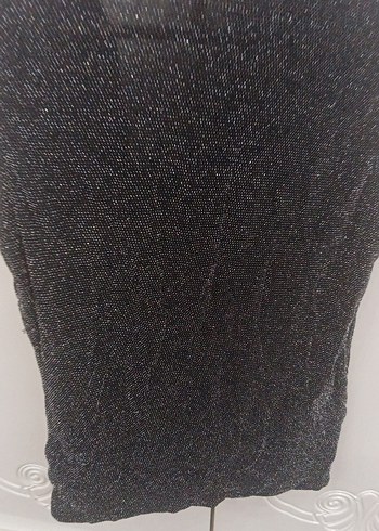 Gri Drapeli Kadın Kolsuz Bluz simli - Görsel 8