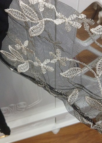 Siyah V Yaka Triko Bluz - Görsel 2