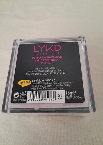 LYKD Mor Baking Tozu 15g - Görsel 3