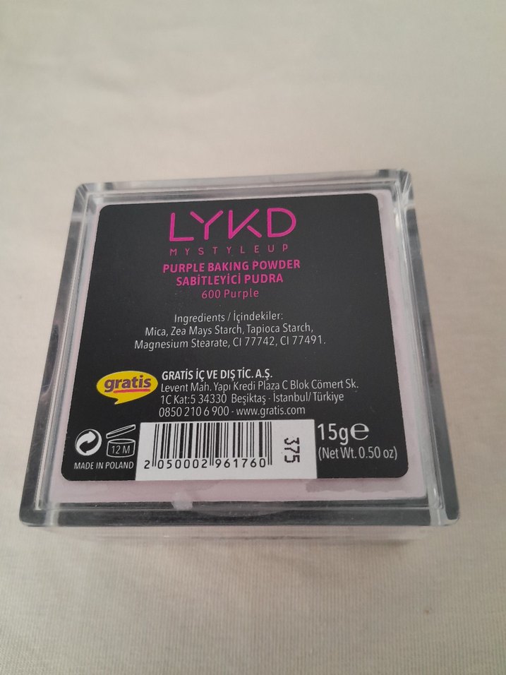 LYKD Mor Baking Tozu 15g - Görsel 3
