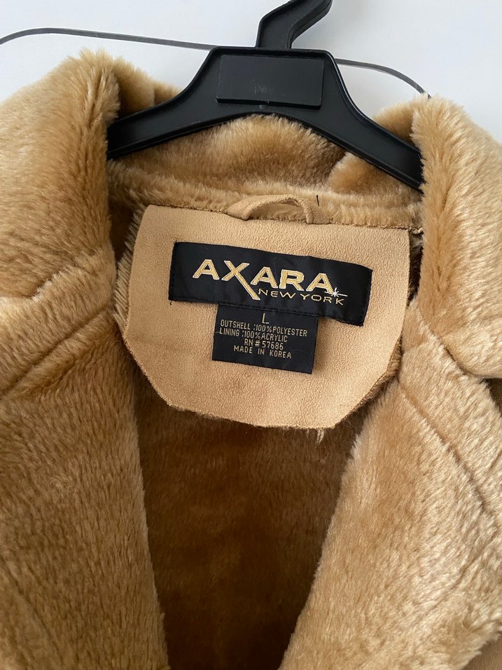 Bej Kadın Süet Düğmeli Ceket - Görsel 3