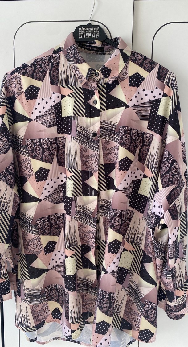 Bohem Desenli Uzun Kollu Gömlek - Görsel 2