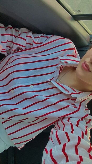 H&M H&M KETEN GÖMLEK