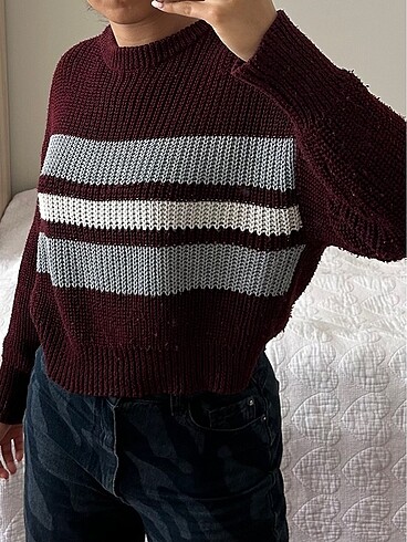 s Beden Pull&Bear Bordo Kazak