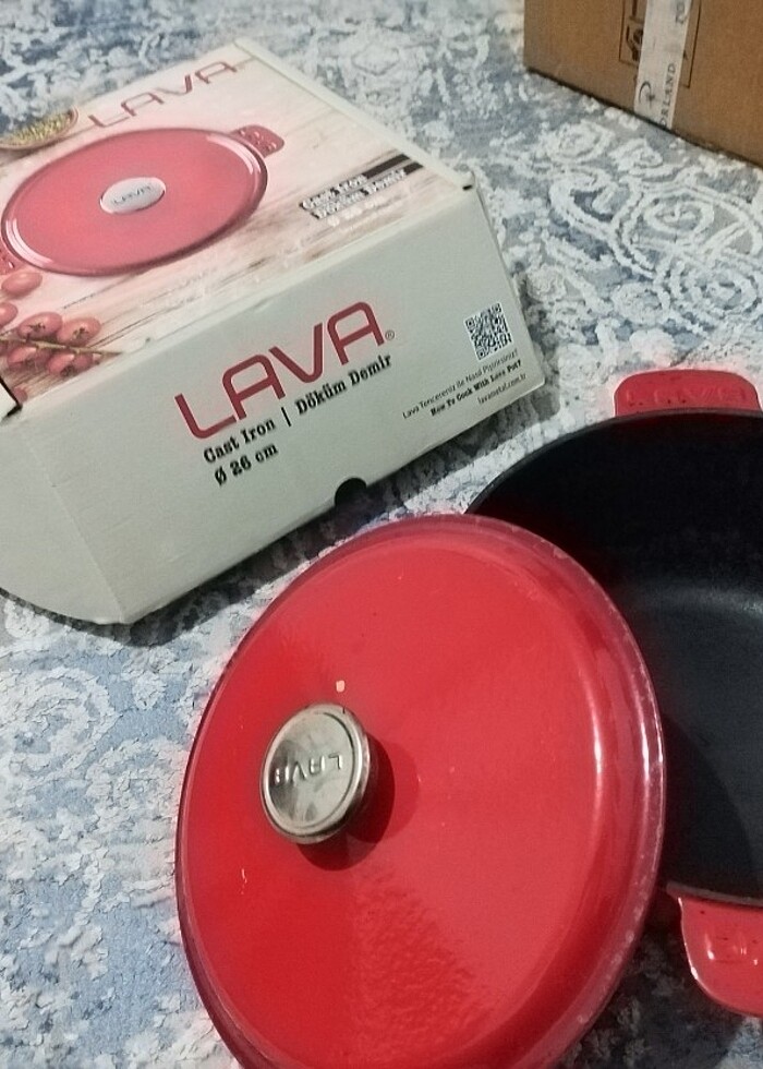 Lava 26 santim döküm tencere - Görsel 2