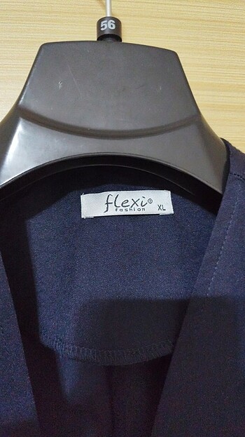 xl Beden lacivert Renk Lacivert vatkalı blazer ceket